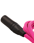 Custom Color 3 Pin XLR Cable - Pink, Neutrik XLR Connector View: Cinema & Video Production Sound Tools