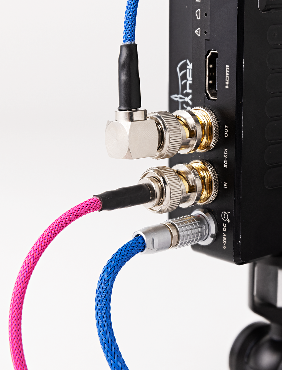 3G SDI Ultra Thin Cable (Straight - 90 Degree)
