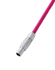 Custom Color Lemo 2 Pin Power Cable - Pink, Lemo Connector View: Cinema & Video Production Tools
