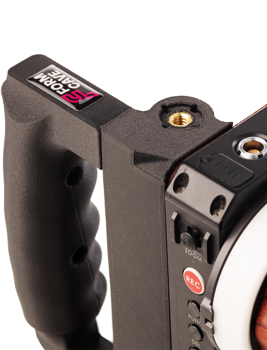 Tilta Nucleus Follow Focus Ergonomic Handle Upgrade With 1/4"-20 Mount