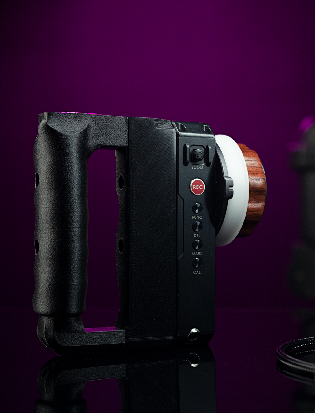 Tilta Nucleus Follow Focus Ergonomic Handle Upgrade With 1/4"-20 Mount